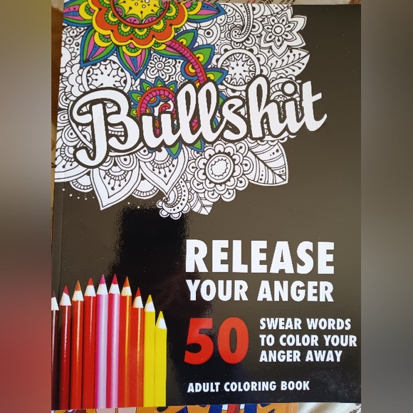NEW Profanity/Curse/Swear Words Adult Coloring Book - Picture 2 of 3
